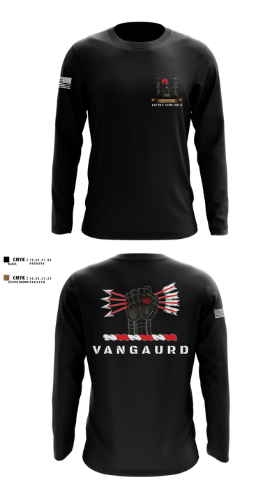 1ST PLT 76TH CEC-S 11178991 Long Sleeve Performance Shirt 4