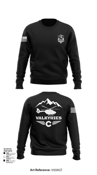Crew Neck Sweatshirt, D CO, 3/140th AVN, , Teamtime, Team time, sublimation, custom sports apparel, team uniforms, spirit wear, spiritwear, sports uniforms, custom shirts, team store, custom team store, fundraiser sports, apparel fundraiser