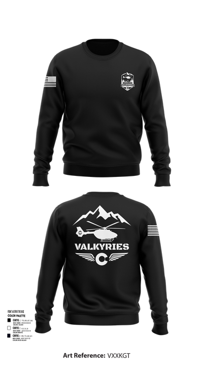 D CO, 3/140th AVN 8731830 Crew Neck Sweatshirt - 12