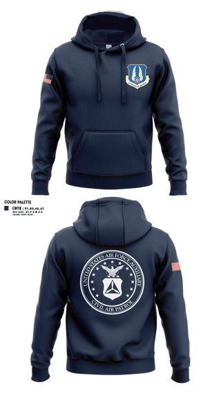 Hoodie, Southside composite squadron, Air Force, Teamtime, Team time, sublimation, custom sports apparel, team uniforms, spirit wear, spiritwear, sports uniforms, custom shirts, team store, custom team store, fundraiser sports, apparel fundraiser