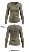 360 CA BDE (Airborne) 20343641 Women's Long Sleeve V-neck Shirt - 12