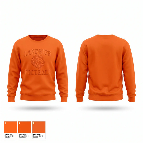 Crew Neck Sweatshirt, Lanphier Lions, , Teamtime, Team time, sublimation, custom sports apparel, team uniforms, spirit wear, spiritwear, sports uniforms, custom shirts, team store, custom team store, fundraiser sports, apparel fundraiser