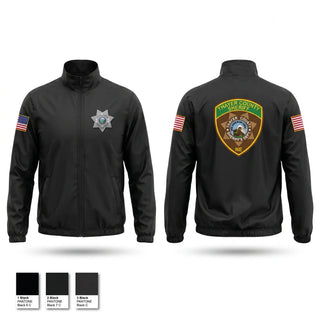 Windbreaker, Thayer County Sheriff, Police, Teamtime, Team time, sublimation, custom sports apparel, team uniforms, spirit wear, spiritwear, sports uniforms, custom shirts, team store, custom team store, fundraiser sports, apparel fundraiser