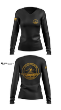 E co 4th recon bn 59087150 Women's Long Sleeve V-neck Shirt - 1