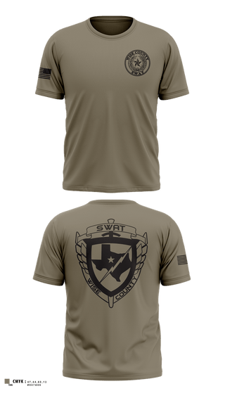 Short Sleeve Performance Shirt, Wise County SWAT, Police, Teamtime, Team time, sublimation, custom sports apparel, team uniforms, spirit wear, spiritwear, sports uniforms, custom shirts, team store, custom team store, fundraiser sports, apparel fundraiser