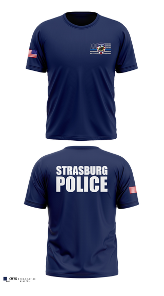 Old School Cotton Feel Shirt, Strasburg Police, Police, Teamtime, Team time, sublimation, custom sports apparel, team uniforms, spirit wear, spiritwear, sports uniforms, custom shirts, team store, custom team store, fundraiser sports, apparel fundraiser