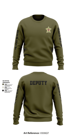 Crew Neck Sweatshirt, Glasscock County Sheriff’s Office, Police, Teamtime, Team time, sublimation, custom sports apparel, team uniforms, spirit wear, spiritwear, sports uniforms, custom shirts, team store, custom team store, fundraiser sports, apparel fundraiser