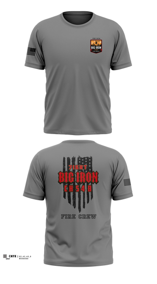 Old School Cotton Feel Shirt, Big Iron, Fire Department, Teamtime, Team time, sublimation, custom sports apparel, team uniforms, spirit wear, spiritwear, sports uniforms, custom shirts, team store, custom team store, fundraiser sports, apparel fundraiser