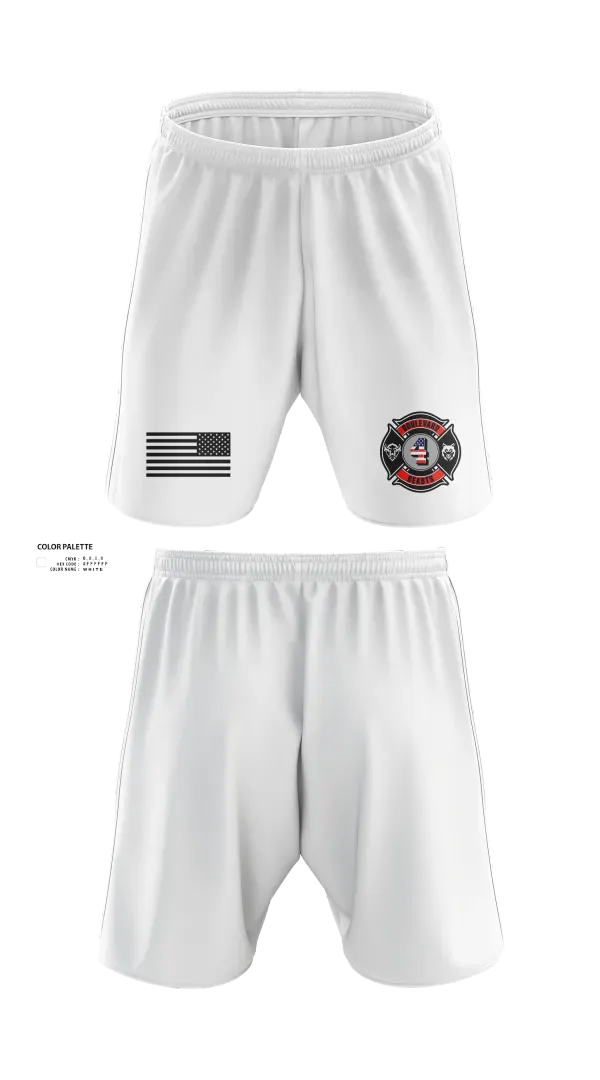 Athletic Shorts With Pockets, Gallatin Fire Department Station 4, Fire Department, Teamtime, Team time, sublimation, custom sports apparel, team uniforms, spirit wear, spiritwear, sports uniforms, custom shirts, team store, custom team store, fundraiser sports, apparel fundraiser
