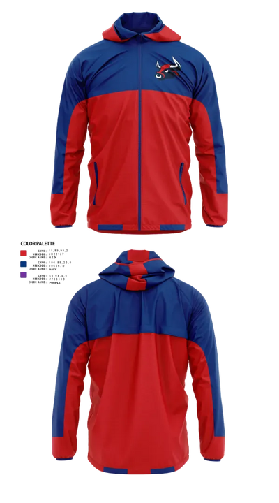 Smithtown Bulls 58321895 Windbreaker - 22