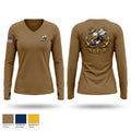 SCC-2 Women's Long Sleeve V-neck Shirt - 1