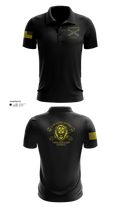 1-487 Alpha Battery Field Artillery 76491504 Short Sleeve Performance Polo - 21