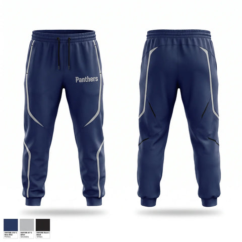 Sweatpants, Panthers, Men's Basketball, Teamtime, Team time, sublimation, custom sports apparel, team uniforms, spirit wear, spiritwear, sports uniforms, custom shirts, team store, custom team store, fundraiser sports, apparel fundraiser