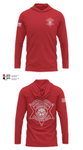 Richland County Sheriff's Department Training Unit Long Sleeve hooded sunshirt - 7