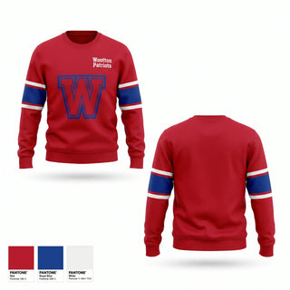 Crew Neck Sweatshirt, Wootton Patriots, Cheer, Teamtime, Team time, sublimation, custom sports apparel, team uniforms, spirit wear, spiritwear, sports uniforms, custom shirts, team store, custom team store, fundraiser sports, apparel fundraiser