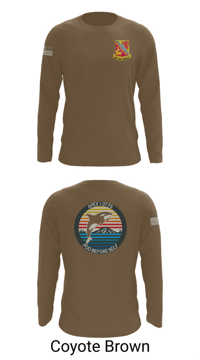 A BTRY, 1-37FAR 4037747 Long Sleeve Performance Shirt 6