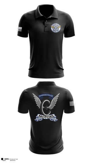 Short Sleeve Performance Polo, Windsor PD Traffic Unit, Police, Teamtime, Team time, sublimation, custom sports apparel, team uniforms, spirit wear, spiritwear, sports uniforms, custom shirts, team store, custom team store, fundraiser sports, apparel fundraiser