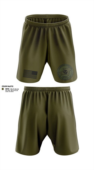 Athletic Shorts With Pockets, Lauderdale County Emergency Management Homeland Securtiy, Fire Department, Teamtime, Team time, sublimation, custom sports apparel, team uniforms, spirit wear, spiritwear, sports uniforms, custom shirts, team store, custom team store, fundraiser sports, apparel fundraiser