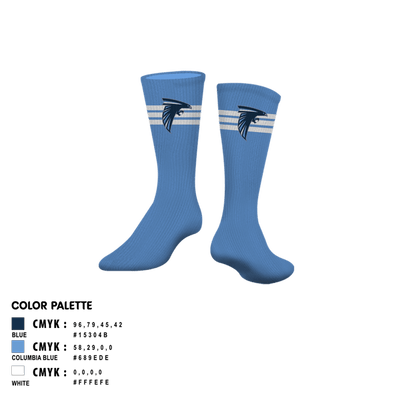 Duarte softball 15156516 Custom Socks - 1