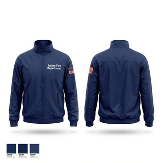 Windbreaker, Amber Fire Department, Fire Department, Teamtime, Team time, sublimation, custom sports apparel, team uniforms, spirit wear, spiritwear, sports uniforms, custom shirts, team store, custom team store, fundraiser sports, apparel fundraiser