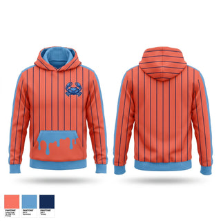 Hoodie, Back bay blue crabs, Baseball, Teamtime, Team time, sublimation, custom sports apparel, team uniforms, spirit wear, spiritwear, sports uniforms, custom shirts, team store, custom team store, fundraiser sports, apparel fundraiser