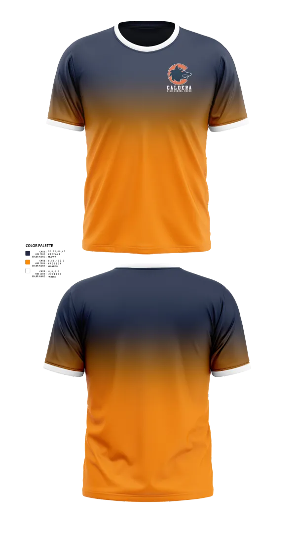 Short Sleeve Performance Shirt, Caldera High School Cheer, Cheer, Teamtime, Team time, sublimation, custom sports apparel, team uniforms, spirit wear, spiritwear, sports uniforms, custom shirts, team store, custom team store, fundraiser sports, apparel fundraiser