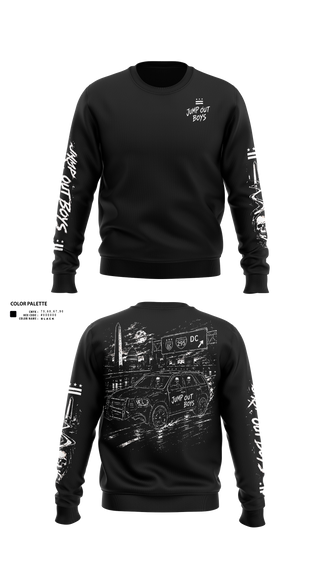 Crew Neck Sweatshirt, Crime Patrol Unit, Police, Teamtime, Team time, sublimation, custom sports apparel, team uniforms, spirit wear, spiritwear, sports uniforms, custom shirts, team store, custom team store, fundraiser sports, apparel fundraiser
