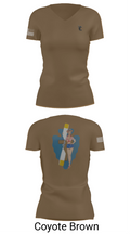 B Co 1/114th Maintenance 9686057 Women's Short Sleeve V-neck Shirt - 8