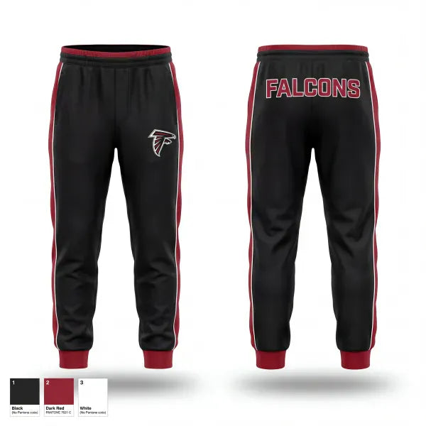 Sweatpants, Falcons, , Teamtime, Team time, sublimation, custom sports apparel, team uniforms, spirit wear, spiritwear, sports uniforms, custom shirts, team store, custom team store, fundraiser sports, apparel fundraiser
