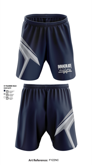 Athletic Shorts With Pockets, Immaculate Cheer, Cheer, Teamtime, Team time, sublimation, custom sports apparel, team uniforms, spirit wear, spiritwear, sports uniforms, custom shirts, team store, custom team store, fundraiser sports, apparel fundraiser
