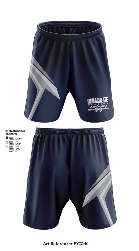 Athletic Shorts With Pockets, Immaculate Cheer, Cheer, Teamtime, Team time, sublimation, custom sports apparel, team uniforms, spirit wear, spiritwear, sports uniforms, custom shirts, team store, custom team store, fundraiser sports, apparel fundraiser