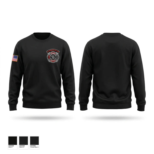 Crew Neck Sweatshirt, Carsonville Fire & Rescue, Fire Department, Teamtime, Team time, sublimation, custom sports apparel, team uniforms, spirit wear, spiritwear, sports uniforms, custom shirts, team store, custom team store, fundraiser sports, apparel fundraiser