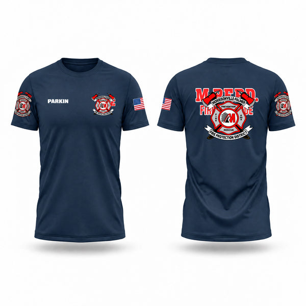 Short Sleeve Performance Shirt, Morrisonville Palmer Fire Protection District, Fire Department, Teamtime, Team time, sublimation, custom sports apparel, team uniforms, spirit wear, spiritwear, sports uniforms, custom shirts, team store, custom team store, fundraiser sports, apparel fundraiser