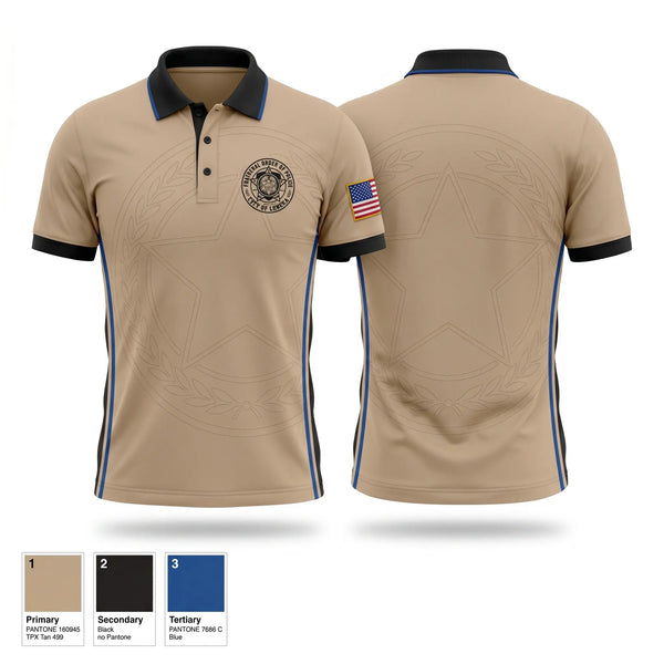 Short Sleeve Performance Polo, Lenexa Fraternal Order of Police, Police, Teamtime, Team time, sublimation, custom sports apparel, team uniforms, spirit wear, spiritwear, sports uniforms, custom shirts, team store, custom team store, fundraiser sports, apparel fundraiser