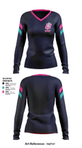 Dynamite 90202224 Women's Long Sleeve V-neck Shirt - 5