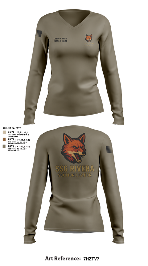 Womens Long Sleeve Vneck Shirt, Unscheduled Service, , Teamtime, Team time, sublimation, custom sports apparel, team uniforms, spirit wear, spiritwear, sports uniforms, custom shirts, team store, custom team store, fundraiser sports, apparel fundraiser