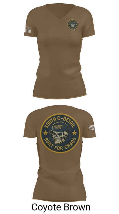 South C Detail 31033185 Women's Short Sleeve V-neck Shirt - 8