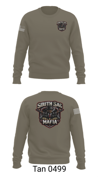 Crew Neck Sweatshirt, SAC SOUTH, Army, Teamtime, Team time, sublimation, custom sports apparel, team uniforms, spirit wear, spiritwear, sports uniforms, custom shirts, team store, custom team store, fundraiser sports, apparel fundraiser