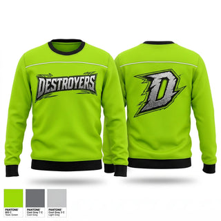 Crew Neck Sweatshirt, Midwest Destroyers, Softball, Teamtime, Team time, sublimation, custom sports apparel, team uniforms, spirit wear, spiritwear, sports uniforms, custom shirts, team store, custom team store, fundraiser sports, apparel fundraiser
