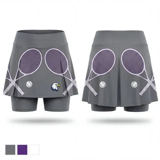 Skort, Albion Purple Eagles, Tennis, Teamtime, Team time, sublimation, custom sports apparel, team uniforms, spirit wear, spiritwear, sports uniforms, custom shirts, team store, custom team store, fundraiser sports, apparel fundraiser