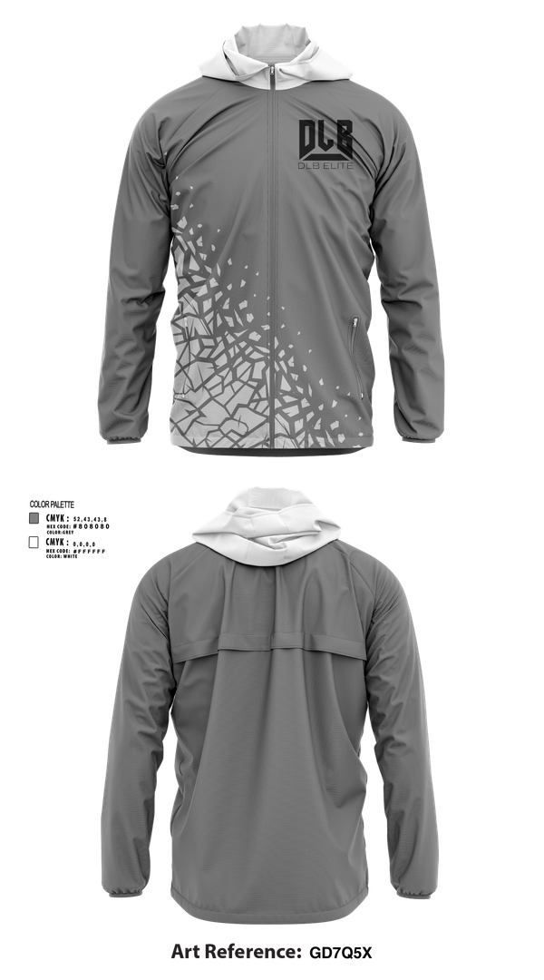 Windbreaker, DLB Elite, , Teamtime, Team time, sublimation, custom sports apparel, team uniforms, spirit wear, spiritwear, sports uniforms, custom shirts, team store, custom team store, fundraiser sports, apparel fundraiser