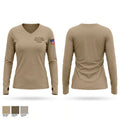 Cass County Sheriff's Office K9 Unit Women's Long Sleeve V-neck Shirt - 1