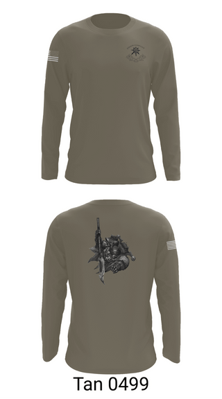 Long Sleeve Performance Shirt, C Co 1-182 2nd PLT, Army, Teamtime, Team time, sublimation, custom sports apparel, team uniforms, spirit wear, spiritwear, sports uniforms, custom shirts, team store, custom team store, fundraiser sports, apparel fundraiser