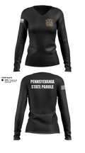 Pennsylvania State Parole 63743209 Women's Long Sleeve V-neck Shirt - 23
