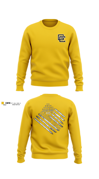 Crew Neck Sweatshirt, Goose Creek high school JROTC, Bowling, Teamtime, Team time, sublimation, custom sports apparel, team uniforms, spirit wear, spiritwear, sports uniforms, custom shirts, team store, custom team store, fundraiser sports, apparel fundraiser