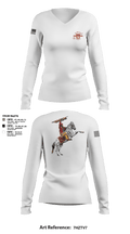 FSU ROTC 91512873 Women's Long Sleeve V-neck Shirt - 2