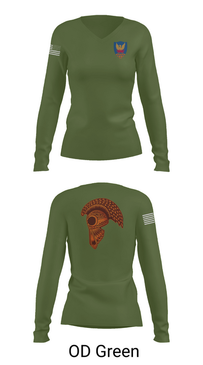 HHC, 311th (T)SC 14853900 Women's Long Sleeve V-neck Shirt - 57