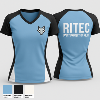 Womens Short Sleeve Vneck Shirt, RITEC, Men's Soccer, Teamtime, Team time, sublimation, custom sports apparel, team uniforms, spirit wear, spiritwear, sports uniforms, custom shirts, team store, custom team store, fundraiser sports, apparel fundraiser