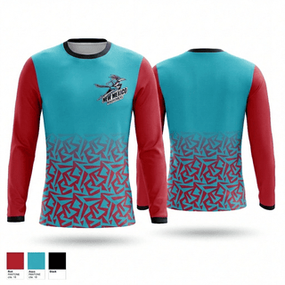 Long Sleeve Performance Shirt, New Mexico Roadrunners, Men's Basketball, Teamtime, Team time, sublimation, custom sports apparel, team uniforms, spirit wear, spiritwear, sports uniforms, custom shirts, team store, custom team store, fundraiser sports, apparel fundraiser