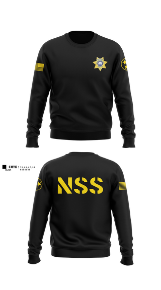 Crew Neck Sweatshirt, National Security, Police, Teamtime, Team time, sublimation, custom sports apparel, team uniforms, spirit wear, spiritwear, sports uniforms, custom shirts, team store, custom team store, fundraiser sports, apparel fundraiser